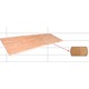 Thumbnail: Werkblad bestaande uit 40 mm dik massief gelamineerd beuken